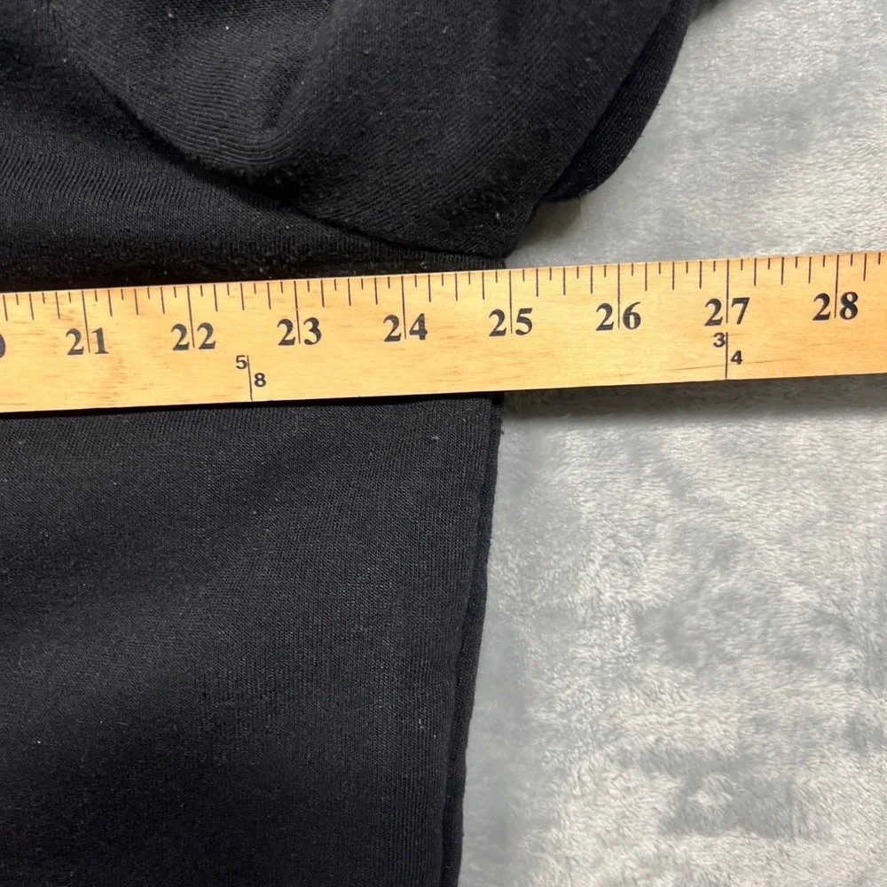 Aeropostale Full Zip Hoodie Mens 2XL Black Sherpa Lined NYC 1987 Graphic Jacket - Picture 8 of 15